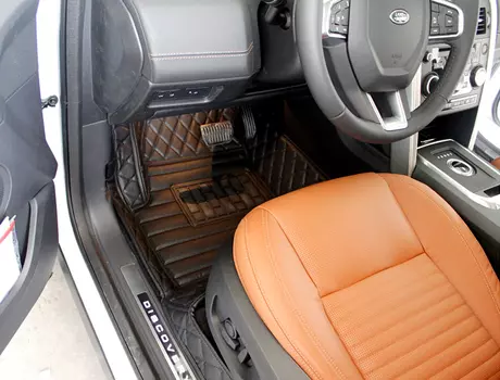 3D коврики в салон кожаные Land Rover Discovery Sport 2015 -