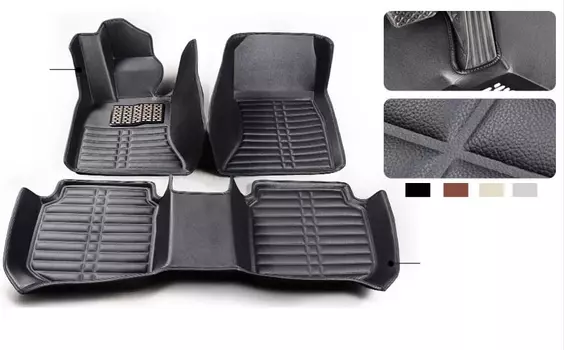 3D коврики в салон кожаные Lexus NX 2015-