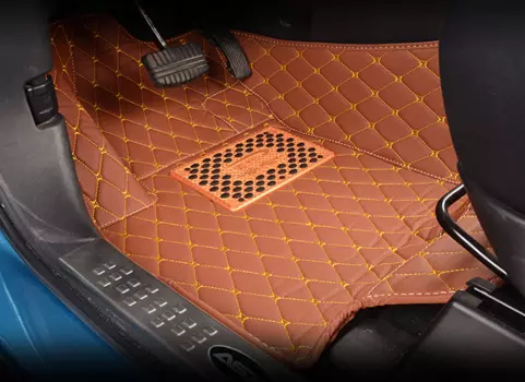 3D коврики в салон кожаные luxury Mitsubishi ASX 2010-2016