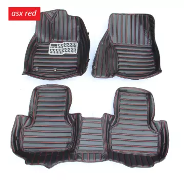 3D коврики в салон кожаные Mitsubishi ASX 2010 - 2016