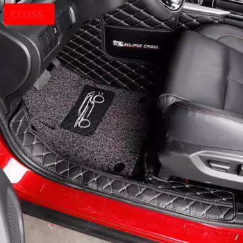3D коврики в салон кожаные Mitsubishi Eclipse Cross 2017 -
