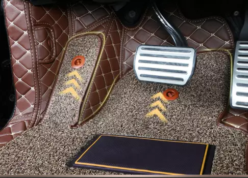 3D коврики в салон кожаные Porsche Cayenne 2014-2019