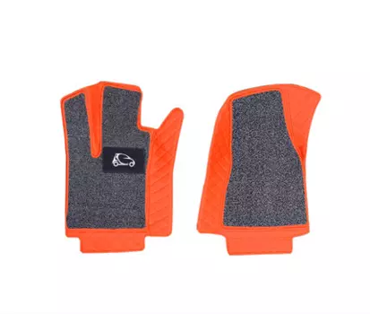 3D коврики в салон кожаные Smart Fortwo 2007-2014