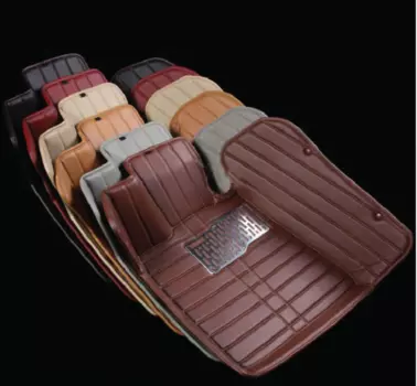 3D коврики в салон кожаные Toyota RAV4 2013 - 2015