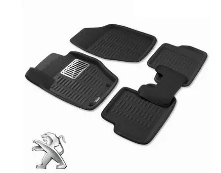 3D коврики в салон Peugeot 408 2012 -