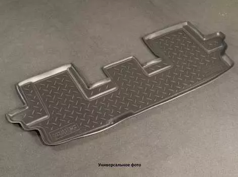 3D коврики в салон (полиуретан, бежевые, 3 ряд) Норпласт NPA00-C55-721-B Mazda CX-9 2017-