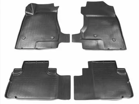 3D коврики в салон (полиуретан, черные) Норпласт NPA10-C28-350 Haval H6 2015-