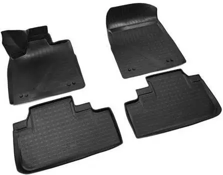 3D коврики в салон (полиуретан, черные) Норпласт NPA10-C47-755 Lexus RX 2016-