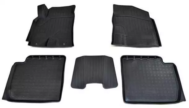 3D коврики в салон (полиуретан, черные) Норпласт NPA11-C11-703 Chery Tiggo 3 2017-