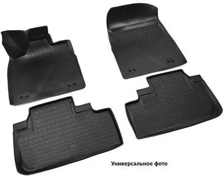 3D коврики в салон (полиуретан, черные) Норпласт NPA11-C11-710 Chery Tiggo 2 2017-