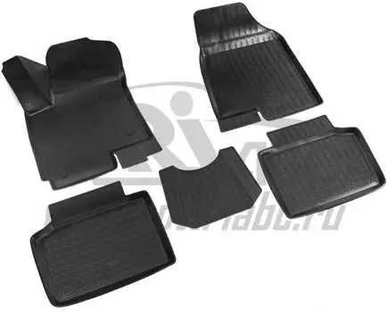 3D коврики в салон (полиуретан, черные) Норпласт NPA11-C13-150 Changan CS35 2013-