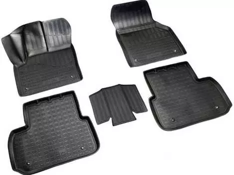 3D коврики в салон (полиуретан, черные) Норпласт NPA11-C46-070 Land Rover Discovery Sport 2015-