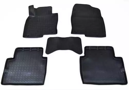 3D коврики в салон (полиуретан, черные) Норпласт NPA11-C55-683 Mazda CX-5 2017-