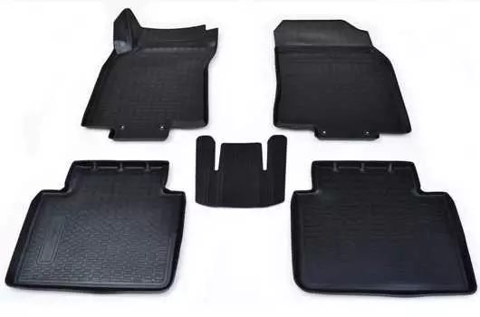 3D коврики в салон (полиуретан, черные) Норпласт NPA11-C69-250 Renault Koleos 2016-