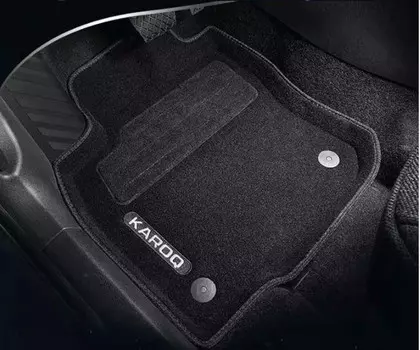 3D коврики в салон Skoda Karoq 2020