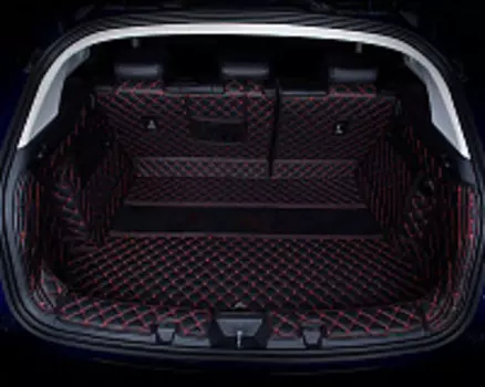 3D обшивка (коврик) в багажник (кожаные, с заходом на спинки сидений) Haval F5 2019 -