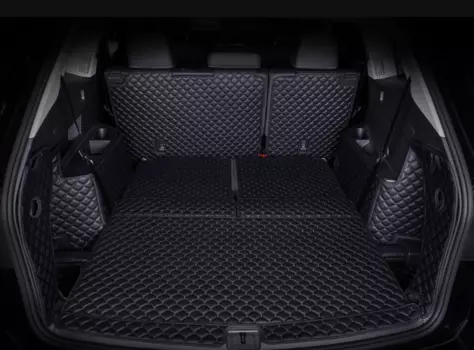 3D обшивка в багажник с нахлестом на спинки сидений Volkswagen Teramont 2017 -