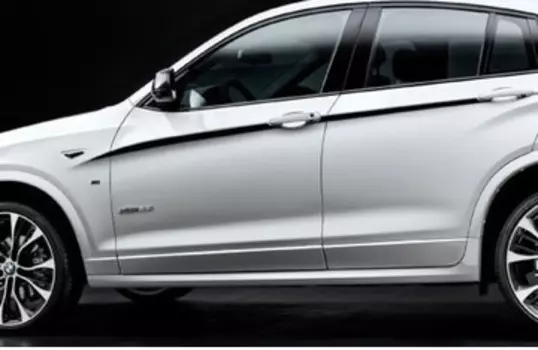 Акцентные полосы M Perfomance 51142357133 для BMW X4 2014-