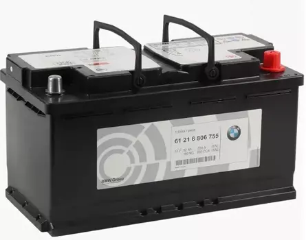 Аккумулятор автомобильный (92 А/ч) BMW 61216806755