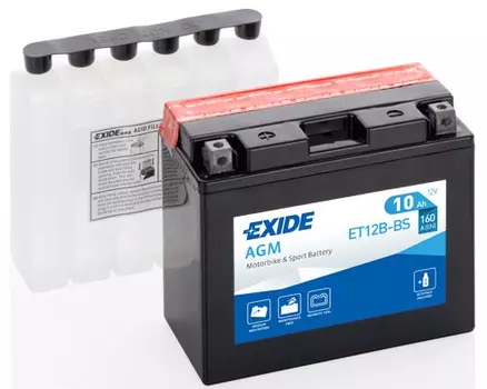 Аккумуляторная батарея (10 А/ч) Exide ET12B-BS