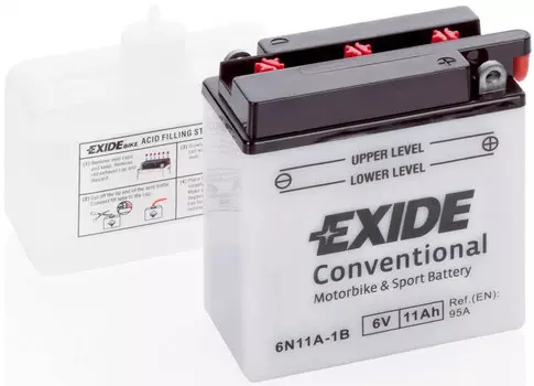 Аккумуляторная батарея (11 А/ч) Exide 6N11A-1B