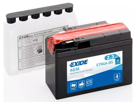 Аккумуляторная батарея (2,3 А/ч) Exide ETR4A-BS