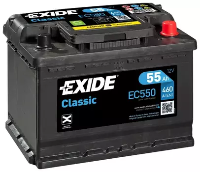 Аккумуляторная батарея (55 А/ч) Exide EC550