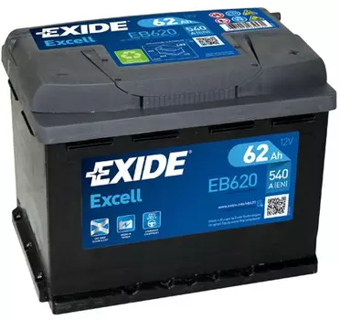 Аккумуляторная батарея (62 А/ч) Exide EB620