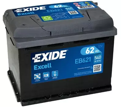 Аккумуляторная батарея (62 А/ч) Exide EB621