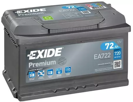 Аккумуляторная батарея (72 А/ч) Exide EA722