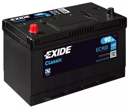 Аккумуляторная батарея (90 А/ч) Exide EC905