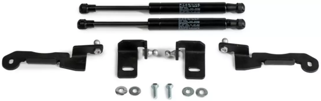 Амортизаторы капота (сталь, черный) Rival A.ST.5103.1 Skoda Yeti 2013 - 2018