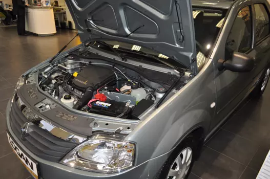 Амортизаторы (упоры) капота для Renault Logan