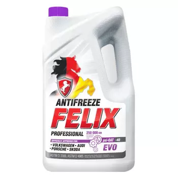 Антифриз готовый EVO G12+ (5 кг., фиолетовый) Felix 430206335