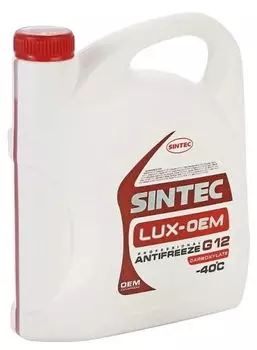 Антифриз LUX G12 (красный, 3 кг.) Sintec 990464