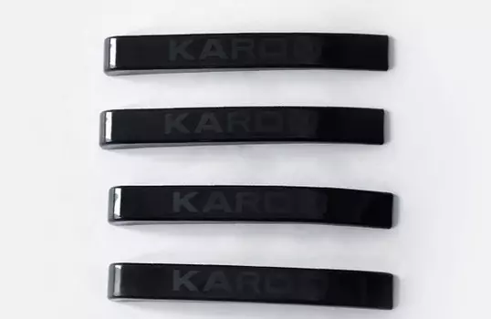 Антискользящие защитные накладки на кромки дверей Skoda Karoq 2020 (Шкода Карок)