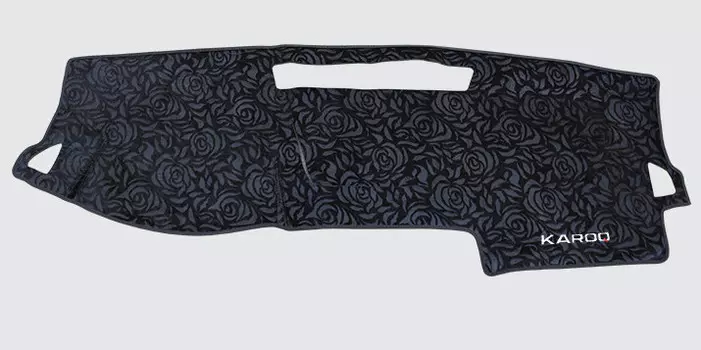 Антискользящий коврик на торпеду (черный, коричневый) для Skoda Karoq 2017 -
