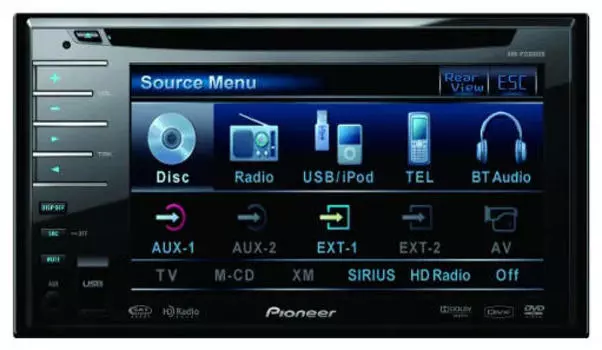 Автомагнитола Pioneer AVH-P3100DVD (черный)