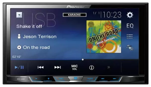 Автомагнитола Pioneer MVH-A300V (черный)