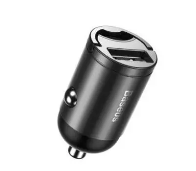 Автомобильное зарядное устройство, черное Baseus BASE00124