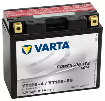 Автомобильный аккумулятор (12 А/ч) Varta 512901019