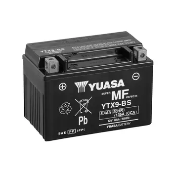 Автомобильный аккумулятор (8,4 А/ч) Yuasa YTX9-BS