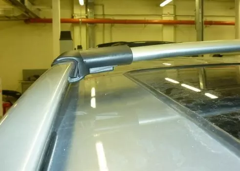 Багажные поперечины для штатных рейлингов (серебр.) CAN Otomotiv MIPA.75.9037 для Mitsubishi Pajero IV 2006-