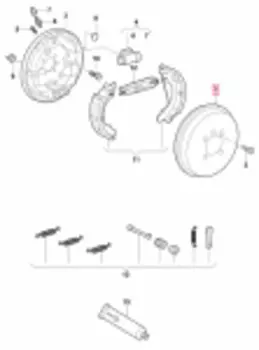 Барабан тормозной