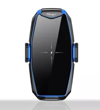 Беспроводное зарядное устройство (черно-синее, с электромагнитной индукцией) Mingpai MNG00113