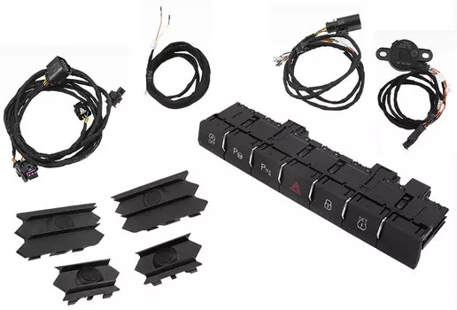 Блок кнопок управления с парковочными датчиками в салон для SKODA Kodiaq (2017 - по н. в.)