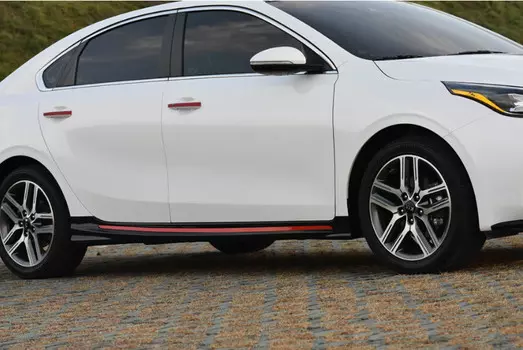Боковые накладки (обвес) для KIA Cerato (2018 - 2019)