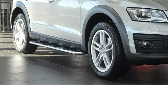 Боковые подножки, пороги для AUDI Q3 2016 -