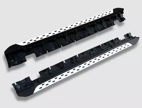 Боковые подножки, пороги для Mercedes GLE 2015-