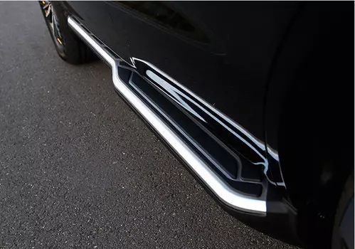 Боковые подножки, пороги (тип 2) для Geely Emgrand X7 2019, 2020 -